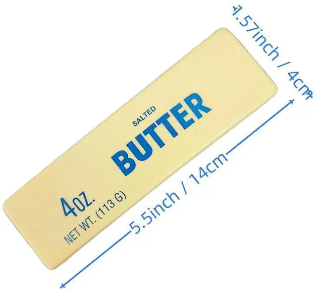 Alt view image 4 of 6 - 3 PCS Butter Squishy Toys, Super Soft Butter-Shaped Slow Rising Squishy, Sticky Butter Sticks Squeeze Toys, Realistic Food Squishies Fidget Toys for Decompression Anxiety Relaxation