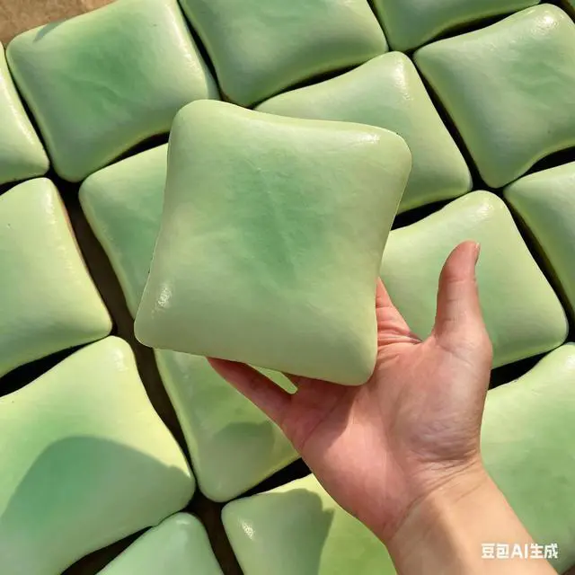 Main image of Generic Brand Bread Butter Squishy Slow Rising Squishy Stocking Stuffers Stress Balls Fidget Toys Stress Relief Party Favor Gift for ADHD green