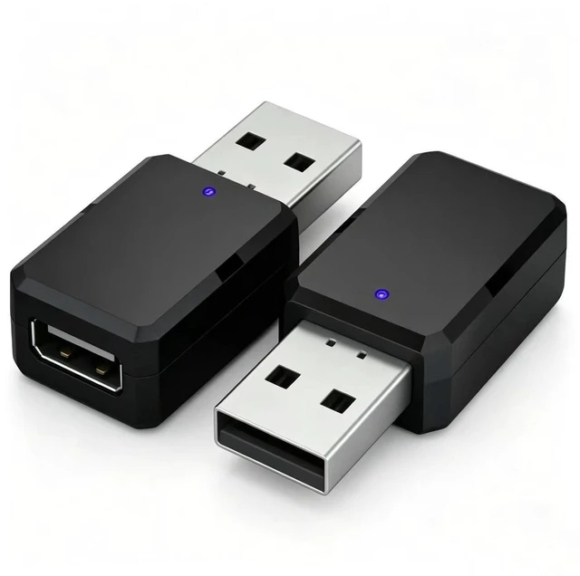 Main image of 2X 3.5mm Bluetooth 5.1 USB Wireless AUX Audio Stereo Car Music Adapter Receiver