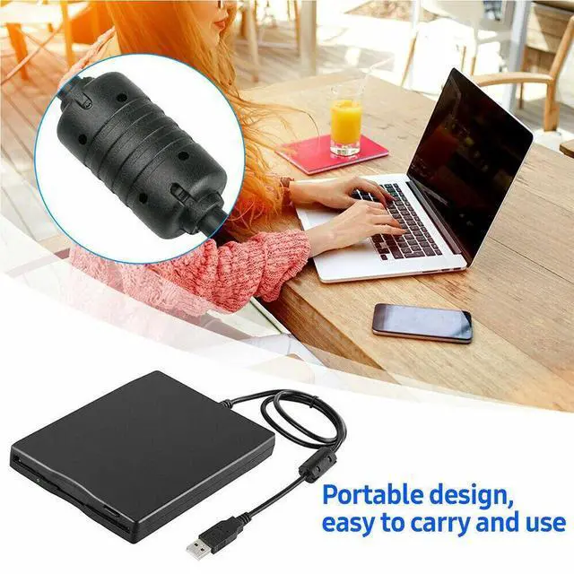 Alt view image 3 of 7 - 3.5 USB 2.0 Data External Floppy Disk Drive 1.44MB For Laptop PC Win 7/8/XP Maca