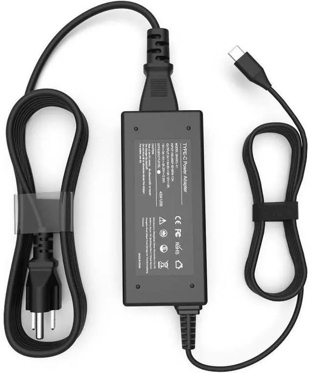 Main image of 45W USB C Chromebook Charger Compatible for HP, Dell, Acer, Asus