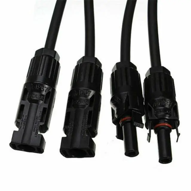 Alt view image 6 of 7 - Solar Connectors Y Branch Parallel PV Adapter Cable Wire Plug Tool Kit for RV Camper