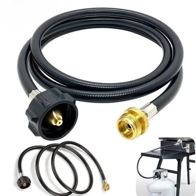 Main image of 6FT Propane Adapter Hose LP Tank 1lb to 20lb Converter For QCC1 Type1 Gas Grill