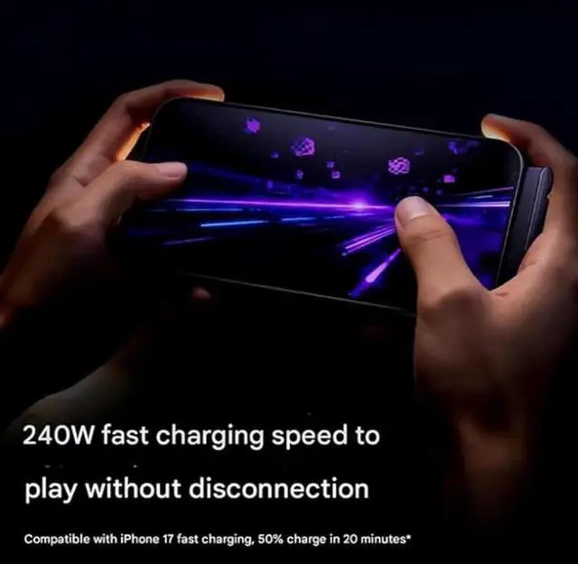 Alt view image 4 of 7 - 240W Fast Charging Cord 2-in-1 Invisible Holder Charger Cable with Phone Stand Type-C to Lightning 2pcs 5FT/1.5M