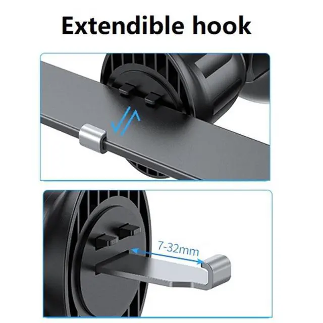 Alt view image 7 of 7 - Car Air Vent Phone Holder Stand Mount For iPhone 14 13 12 Samsung Andriod Truck Carbon Fiber