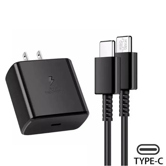 Alt view image 2 of 7 - 45w USB-C Super Fast Wall Charger+6ft Cable For Samsung Galaxy S24 S23 S22 S21