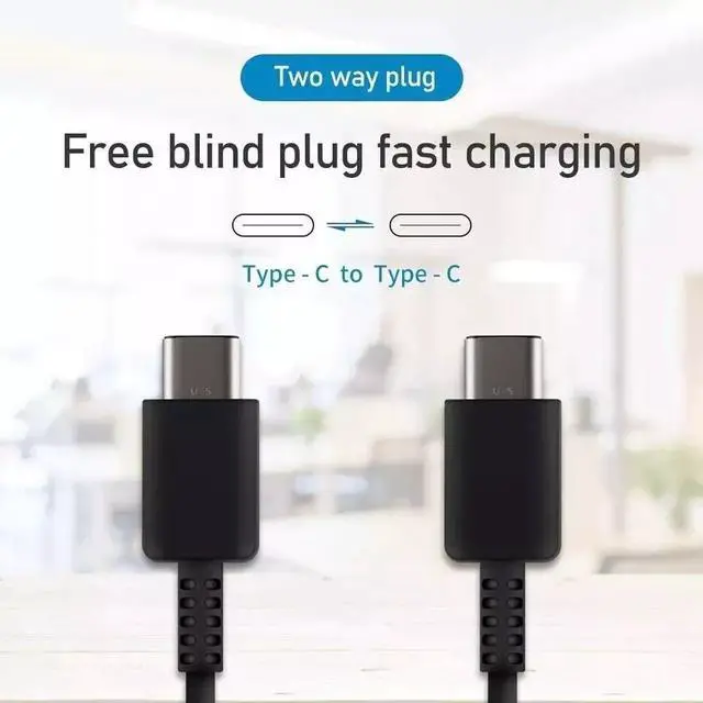 Alt view image 5 of 7 - 45w USB-C Super Fast Wall Charger+6ft Cable For Samsung Galaxy S24 S23 S22 S21