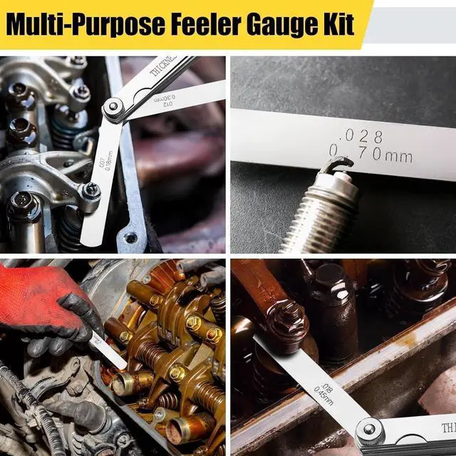 Alt view image 7 of 7 - Performance 66785 Engine Piston Ring Filer Grinder Grinding w/ 32 Blade Feeler