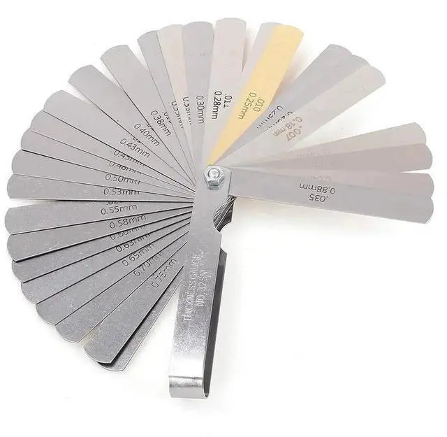 Alt view image 3 of 7 - Performance 66785 Engine Piston Ring Filer Grinder Grinding w/ 32 Blade Feeler 32 Blade Feeler