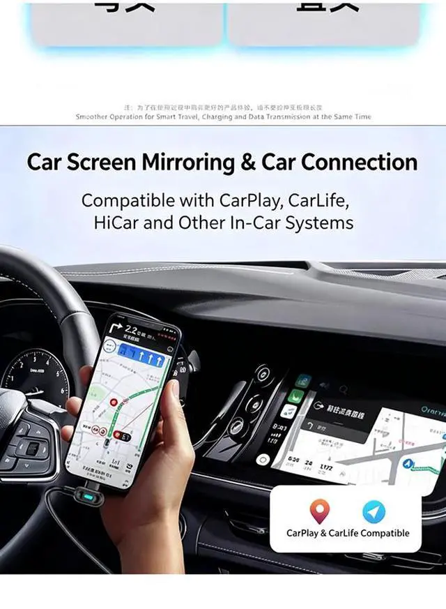 Alt view image 5 of 7 - 2x 120W Spring Type C Fast Charge Cable Dual 90° Elbow CarPlay Car Charger Cord USB A to Type C+Type C to Type C 1m/3ft