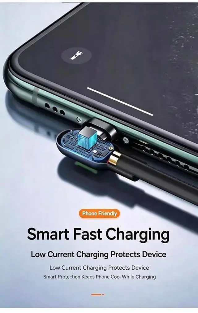 Alt view image 6 of 7 - 2x 120W Spring Type C Fast Charge Cable Dual 90° Elbow CarPlay Car Charger Cord USB A to Type C+Type C to Type C 1.8m/5.9ft