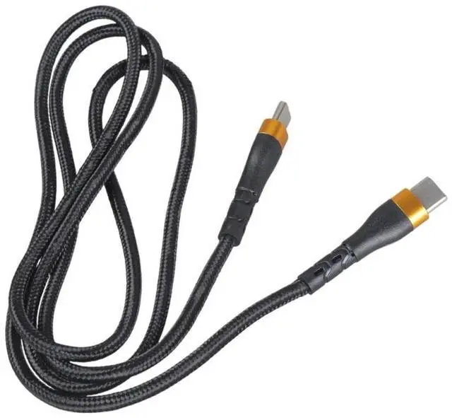 Alt view image 3 of 7 - 2x Fast Speed 120W 10A Type C to Type C Fast Charging Cable for Data Transfer silver+gold 1m/3ft