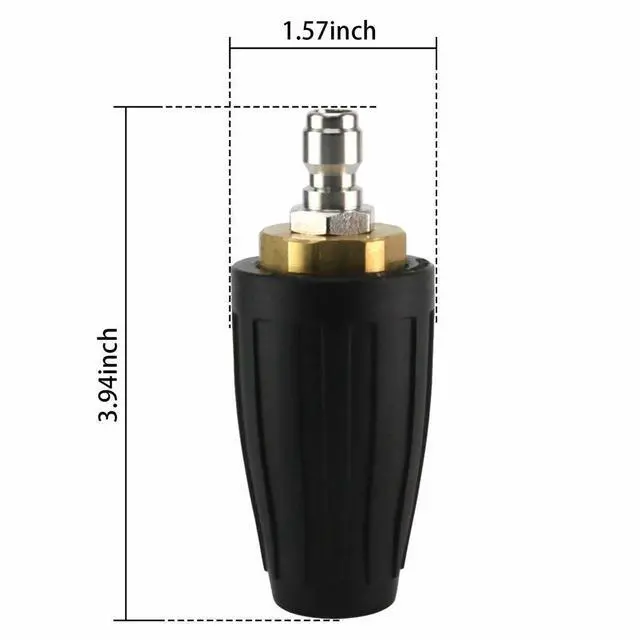 Alt view image 4 of 7 - Power Pressure Washer 3600 PSI Nozzle Turbo Rotating-Rotary 3.0/4.0 GPM Nozzles 3.0 GPM+4.0 GPM