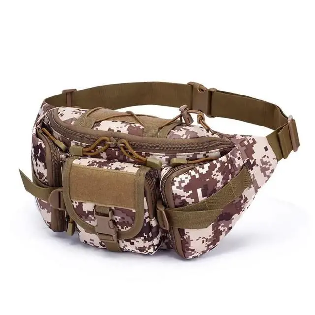 Alt view image 2 of 7 - Tactical Fanny Pack Bumbag Waist Bag Military Hip Belt Outdoor Hiking Fishing Desert
