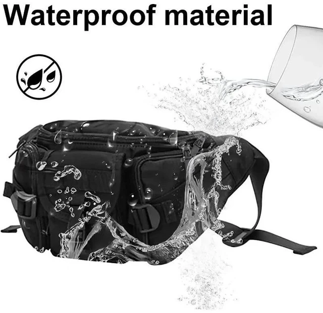 Alt view image 3 of 7 - Tactical Fanny Pack Bumbag Waist Bag Military Hip Belt Outdoor Hiking Fishing Jungle Digital