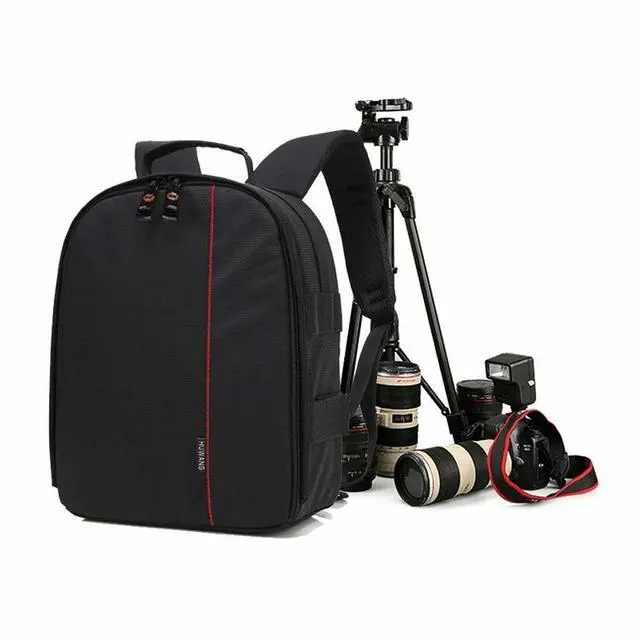Alt view image 4 of 7 - Digital Camera Waterproof Sling Backpack Shoulder Bag for Canon Nikon Sony DSLR orange
