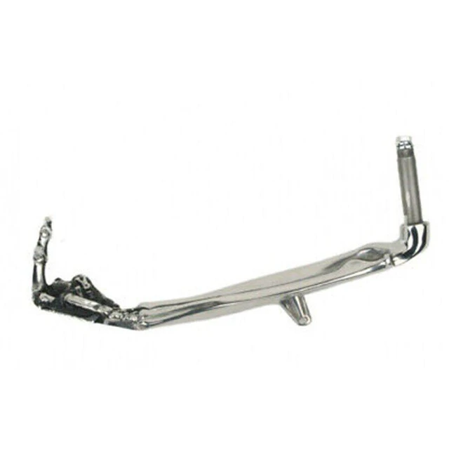 Alt view image 2 of 7 - Motorcycle Kickstand Metal Motorbike Side Stand Middle Finger Joint Holder