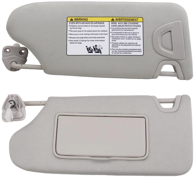 Main image of Left Driver Side Sun Visor For 2013-2018 Nissan Altima 96401-3TA2A