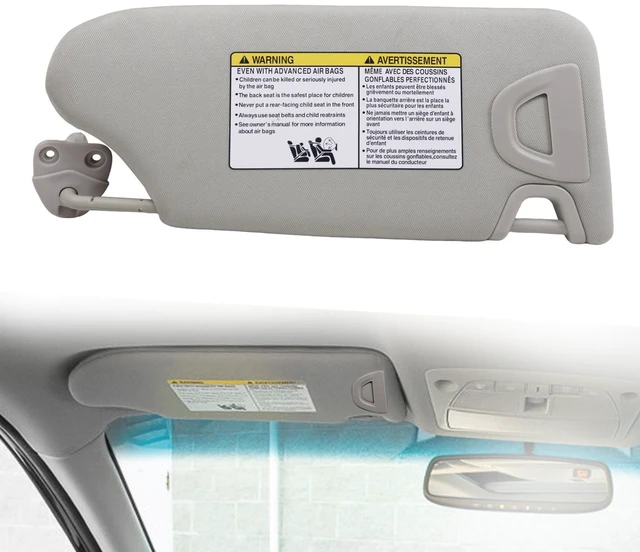 Alt view image 3 of 7 - Left Driver Side Sun Visor For 2013-2018 Nissan Altima 96401-3TA2A
