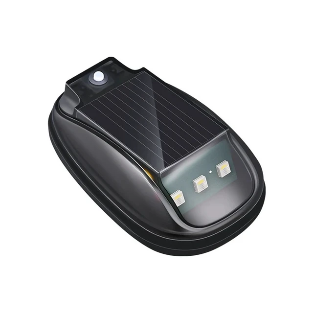 Alt view image 3 of 7 - 2Pcs Solar Powered LED Navigation Lights Cab Roof Lights For Car Truck