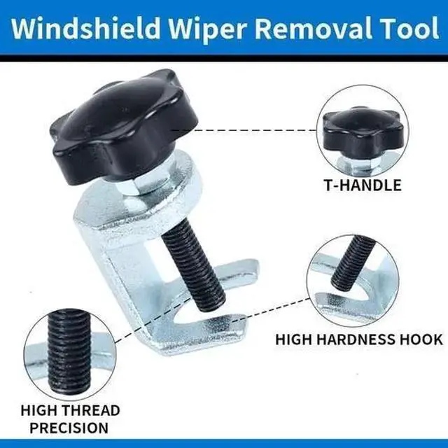 Alt view image 6 of 7 - Auto Car Removal Kit Tool Windscreen Windshield Wiper Blade Arm Puller Remover