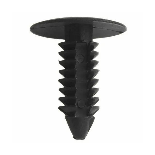 Alt view image 5 of 7 - 7mm 200 PCS Plastic Rivets Bumper Clips Auto Car Push Hole Pin Fastener Fender