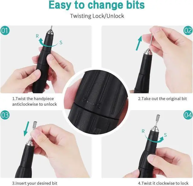 Alt view image 4 of 6 - Dental Lab Electric Micro Motor Marathon 35,000 RPM Polishing Handpiece 35K rpm