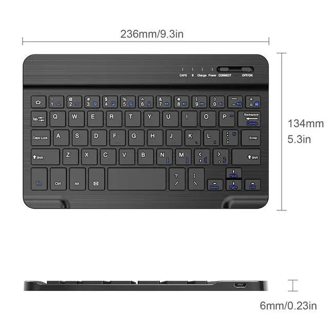 Alt view image 4 of 7 - 7'' Wireless Keyboard For Android Tablet Tab A7 Lite/Tab A 8.0/Tab A 8.4