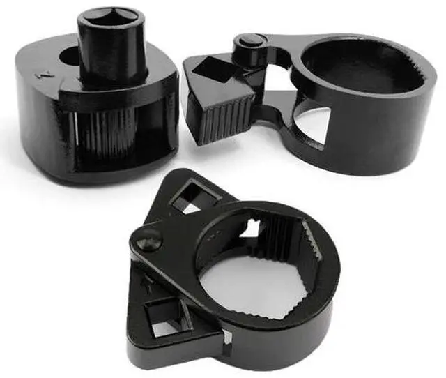 Alt view image 2 of 7 - Black Inner Tie Rod Wrench Universal Steering Track Removal Garage Tool 27-42mm