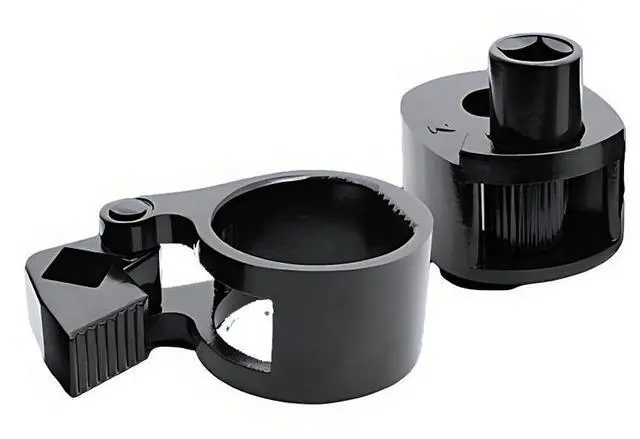 Alt view image 7 of 7 - Black Inner Tie Rod Wrench Universal Steering Track Removal Garage Tool 27-42mm