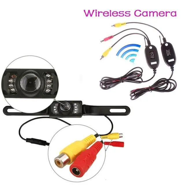 Alt view image 7 of 7 - 5" Monitor Backup Camera Car Rear View HD Parking System Night Vision Silver-Wireless Camera