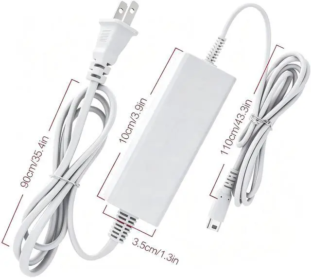 Alt view image 2 of 7 - AC Charger for Nintendo Wii U Gamepad Power Supply Wall Plug Home Fast Charging
