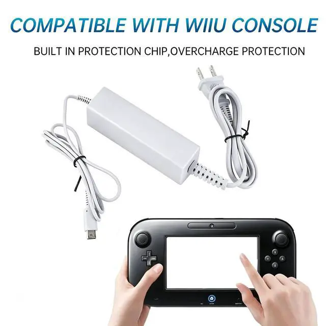 Alt view image 4 of 7 - AC Charger for Nintendo Wii U Gamepad Power Supply Wall Plug Home Fast Charging
