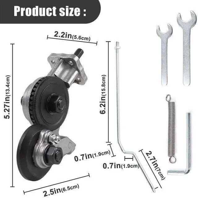 Alt view image 6 of 7 - Electric Drill Plate Cutter- Electric Drill Shears for Cutting Flat Metal Sheets Cordless