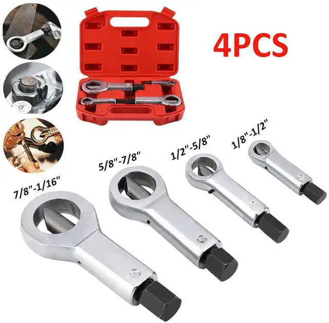 Alt view image 2 of 7 - 9-27mm Nut Splitter Breaker Nut Remover Extractor Adjustable Cracker Hand Tool