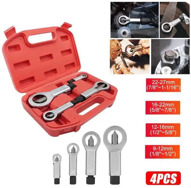 Main image of 9-27mm Nut Splitter Breaker Nut Remover Extractor Adjustable Cracker Hand Tool
