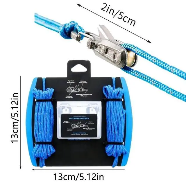 Alt view image 2 of 7 - 6 Hooks+6 Ropes with Roller Tensioner Lock Buckle Tie Down Rope Cargo Tightening 6 Hooks+6 Ropes