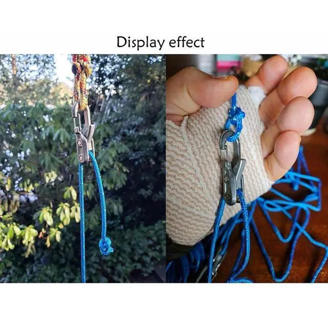 Alt view image 6 of 7 - 6 Hooks+6 Ropes with Roller Tensioner Lock Buckle Tie Down Rope Cargo Tightening 6 Hooks+6 Ropes