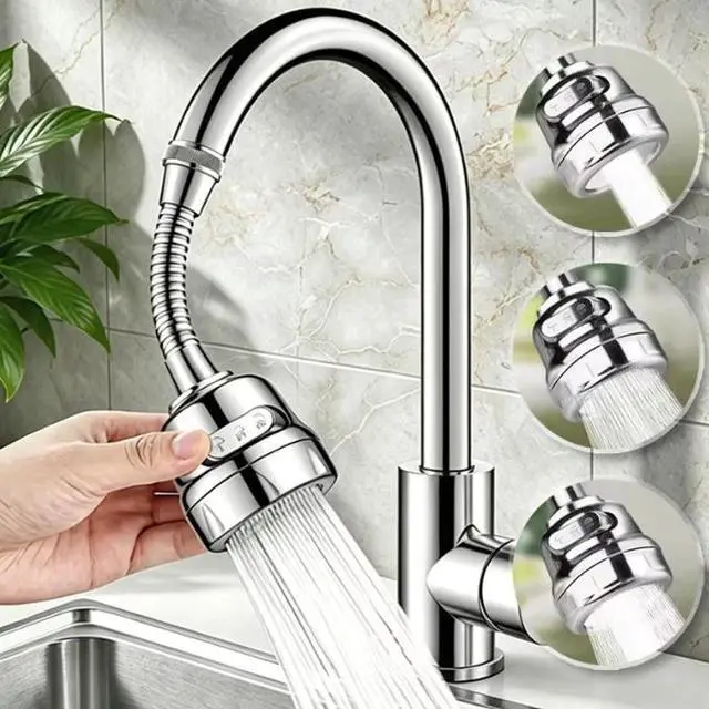 Alt view image 4 of 7 - 3 Model Kitchen Tap Head Water Faucet Extender Sprayer Sink Spray Aerator Nozzle