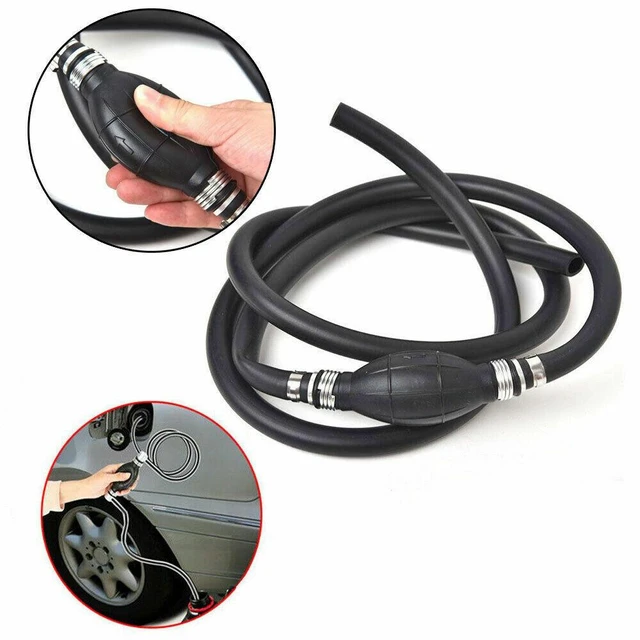 Alt view image 2 of 5 - 3/8" Marine Outboard Boat Motor Fuel/Gas Hose Line Assembly with Primer Bulb