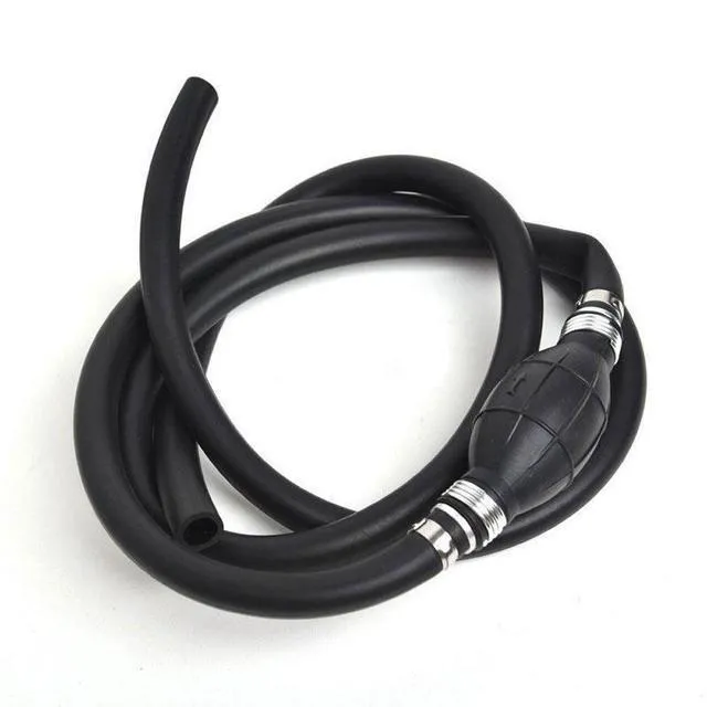 Alt view image 3 of 5 - 3/8" Marine Outboard Boat Motor Fuel/Gas Hose Line Assembly with Primer Bulb