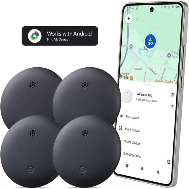 Alt view image 5 of 7 - Magnetic GPS Car Tracker for Apple/Android Find My Vehicle Bike Tracking Device Android/1set