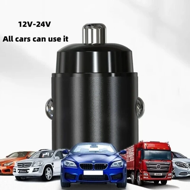 Alt view image 5 of 7 - 2 Port USB Super Fast Car Charger Adapter For iPhone Samsung Android Cell Phone