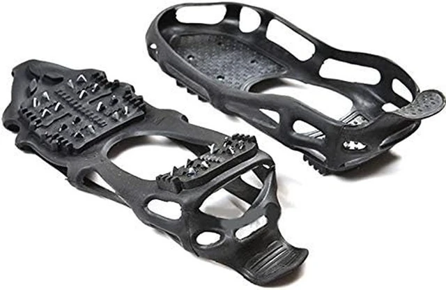 Alt view image 6 of 7 - Ice Cleats Snow Traction Cleats Crampon for Walking on Snow and Ice Non-Slip Ove