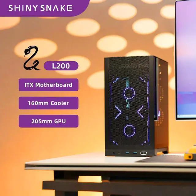Shiny Snake L200 10.4L SFF Small Form Factor Mini-ITX PC Gaming