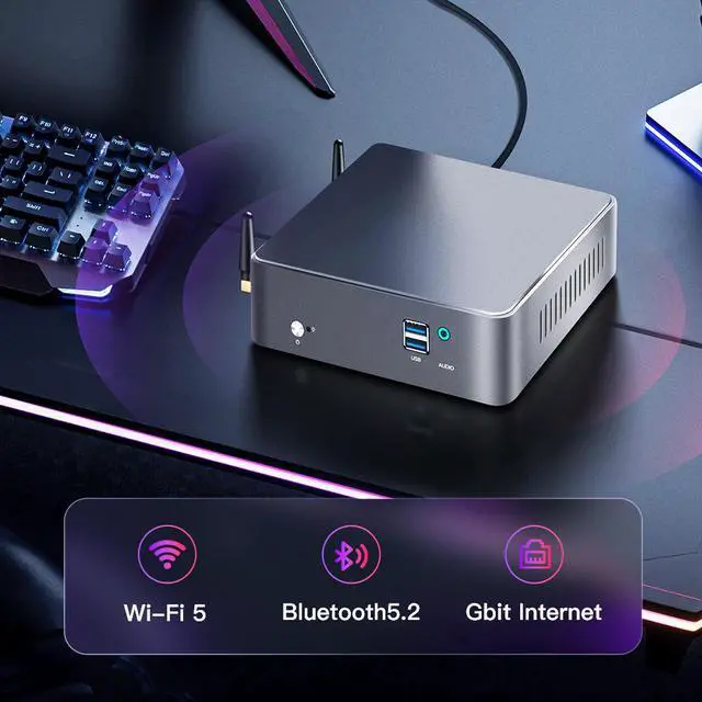Alt view image 4 of 6 - Rmatamini S1 mini Desktop Mini PC for OpenClaw AI Agent i3-2100 4GB DDR3 64GB M.2 SSD HD Graphics Low Budget Desktop Computer for AI Task Automation