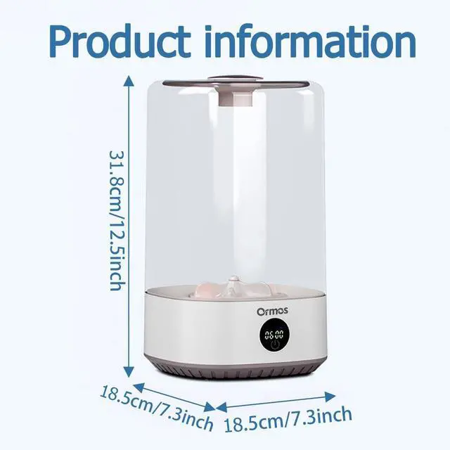 Alt view image 6 of 7 - ORMOS Portable Mini Washing Machine, White, 6L Capacity, Wireless, 5000mAh Battery, 3 Wash Modes, Waterproof IPX4 Base