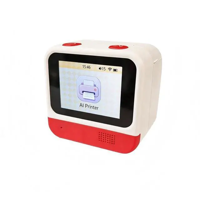 Main image of Smart AI Voice Sticker Printer with Touch Screen, Mini Thermal Label Maker for Kids, Portable Inkless Picture Journaling Device, Creative Toy Gift Set with Rolls Paper