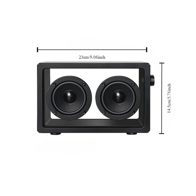 Alt view image 5 of 5 - Minimalist Transparent Box Bluetooth Speaker, 16W DualDriver Wireless Speaker, Loud HD Sound, Bluetooth V5.3 Stable Connection for Indoor Outdoor Activities, Random Color
