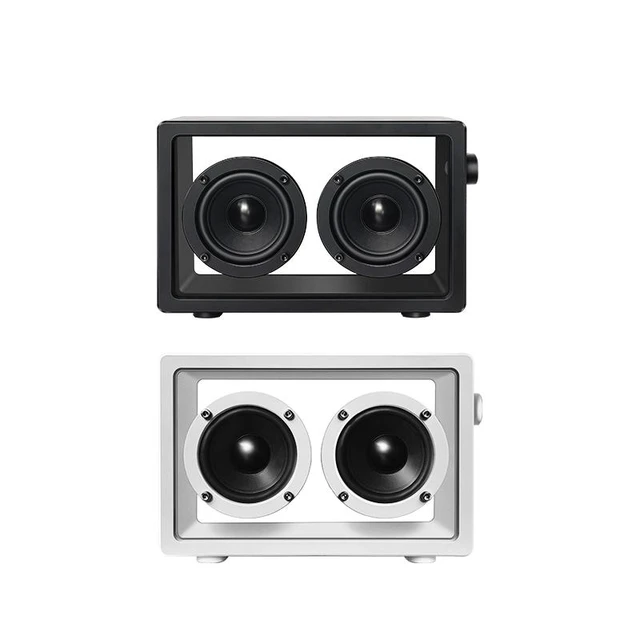 Alt view image 4 of 5 - Minimalist Transparent Box Bluetooth Speaker, 16W DualDriver Wireless Speaker, Loud HD Sound, Bluetooth V5.3 Stable Connection for Indoor Outdoor Activities, Random Color